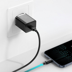 Зарядно за стена BASEUS Super Si 1C 20W USB Type C PD (CCSUP-B02) бяло - Img 13