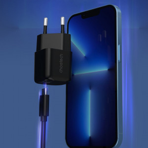 Зарядно за стена CHOETECH GaN 30W USB Type C PD (PD5007) черно - Img 3