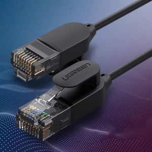Интернет кабел UGREEN RJ45 cat.6A UTP 1000Mb/s 1m черен (70332) - Img 4