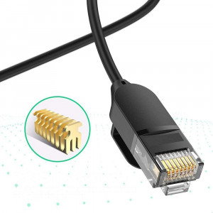 Интернет кабел UGREEN RJ45 cat.6A UTP 1000Mb/s 1m черен (70332) - Img 14
