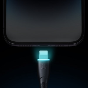 Кабел за зареждане и данни с оплетка JOYROOM Starry SA32-CL3 USB Type C към Lightning 30W 1m черен - Img 10