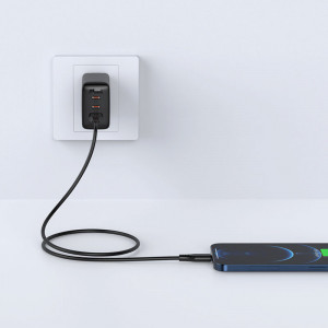 Кабел за зареждане и данни ACEFAST USB Type A към Lightning MFi 2.4A 1.2m (C3-02) бял - Img 4