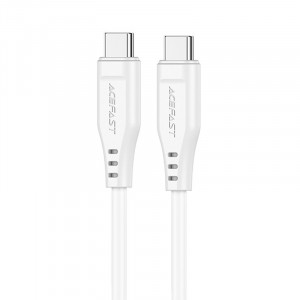 Кабел за зареждане и данни ACEFAST USB Type C към USB Type C 1.2m 60W (20V / 3A) бял (C3-03 бял) - Img 1