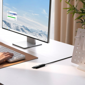 Кабел за зареждане и данни BASEUS AiRJoy USB Type A 2.0 0.5m черен - Img 9