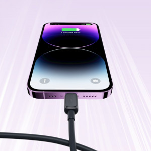 Кабел за зареждане и данни JOYROOM USB Type A към Lightning 2.4A 2m S-AL012A14 черен - Img 11