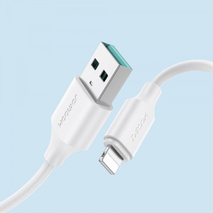 Кабел за зареждане и данни JOYROOM USB Type A към Lightning 2.4A 2m бял (S-UL012A9) - Img 3