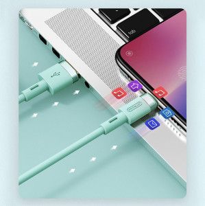 Кабел за зареждане и данни JOYROOM USB Type A към USB Type C 2.4A 1.2m (S-1224N2 бял) - Img 10