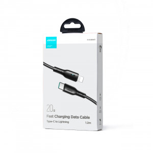 Кабел за зареждане и данни JOYROOM USB Type C към Lightning 20W 1.2m S-CL020A13 черен - Img 2