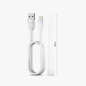 Кабел за зареждане и данни RINGKE USB Type A към Lightning 480Mb/s 12W 2m лилав (CB09970RS) - Img 10