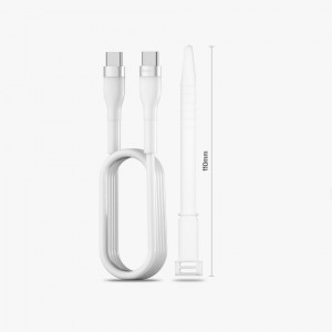 Кабел за зареждане и данни RINGKE USB Type C към USB Type C 480Mb/s 60W 2m жълт (CB60211RS) - Img 9