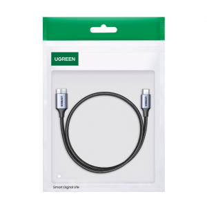 Кабел за зареждане и данни UGREEN US565 USB Type C към micro USB 3.0 5Gb/s 3A 0.5m сив - Img 10