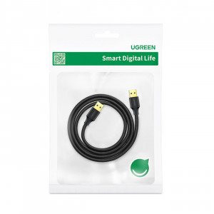 Кабел за зареждане и данни UGREEN USB Type A към USB Type A 3.0 1m черен - Img 15