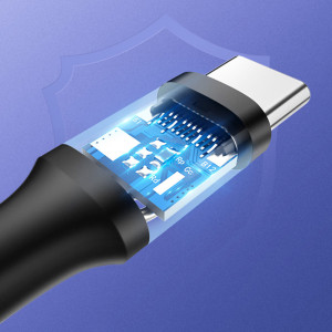 Кабел за зареждане и данни UGREEN USB Type A към USB Type C с бързо зареждане 3.0 3A 0.25m черен (US287 60114) - Img 16