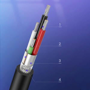 Кабел за принтер UGREEN USB Type A към USB Type B 480Mb/s 5m черен (US135) - Img 3