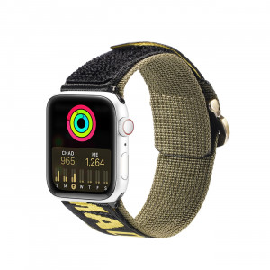 Каишка Dux Ducis Outdoor - Apple Watch Ultra 49mm / Ultra 2 49mm / 45mm Series 9 / 45mm Series 8 / 45mm Series 7 / 44mm SЕ (2nd gen) / 44mm SE / 44mm Series 6 / 44mm Series 5 / 44mm Series 4 / 42mm Series 3 / 42mm Series 2 зелен - Img 1