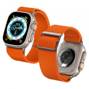 Каишка SPIGEN Fit Lite Ultra - Apple Watch 45mm Series 9 / 45mm Series 8 / 45mm Series 7 / 44mm SЕ (2nd gen) / 44mm SE / 44mm Series 6 / 44mm Series 5 / 44mm Series 4 оранжев - Img 10