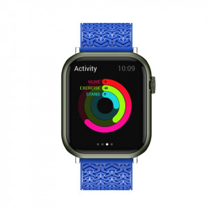 Каишка Y - Apple Watch 7 / SE (41 / 40 / 38mm) син - Img 3