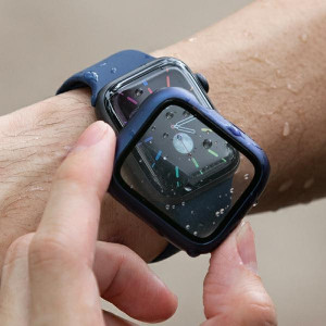 Калъф за корпус със стъклен протектор UNIQ Nautic - Apple Watch 44mm SE / 44mm Series 6 / 44mm Series 5 / 44mm Series 4 бял - Img 6