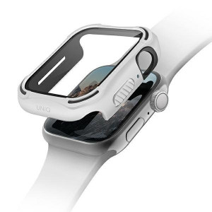 Калъф за корпус със стъклен протектор UNIQ Torres - Apple Watch 40mm SE / 40mm Series 6 / 40mm Series 5 / 40mm Series 4 case. / dove бял - Img 1