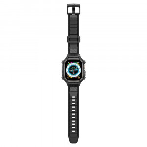 Калъф за корпус с каишка SPIGEN Rugged Armor Pro - Apple Watch Ultra 49mm / Ultra 2 49mm черен - Img 9