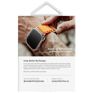 Калъф за корпус UNIQ Garde - Apple Watch Ultra 49mm / Ultra 2 49mm сив / smoked сив - Img 5