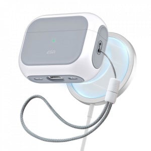 Калъф за слушалки ESR Orbit Halolock MagSafe - AirPods Pro 1 / 2 бял - Img 1