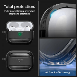 Калъф за слушалки SPIGEN Rugged Armor – AirPods Pro 1 / 2 черен мат - Img 13