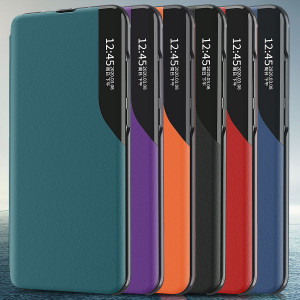 Калъф тип книга от еко кожа Eco - Samsung Galaxy S23 Ultra син - Img 6