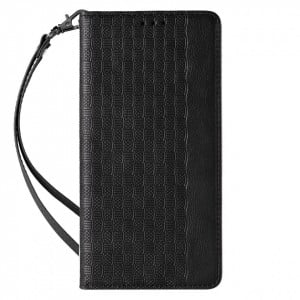 Калъф тип книга с връзка Magnet Strap - iPhone 13 Pro черен - Img 4