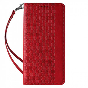 Калъф тип книга с връзка Magnet Strap - iPhone 14 Plus червен - Img 4