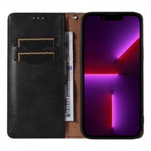 Калъф тип книга с връзка Magnet Strap - iPhone 14 Plus черен - Img 8