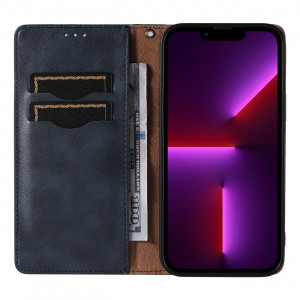 Калъф тип книга с връзка Magnet Strap - Samsung Galaxy S23 син - Img 8