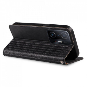Калъф тип книга с връзка Magnet Strap - Xiaomi Redmi Note 11 Pro / 11 Pro 5G / 11E Pro 5G черен - Img 2