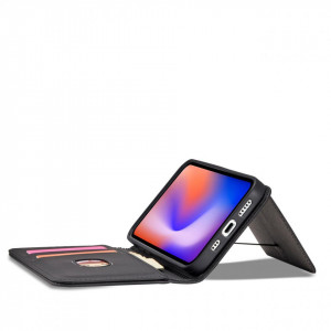 Калъф тип книга с външен джоб Magnet Card - iPhone 12 черен - Img 10