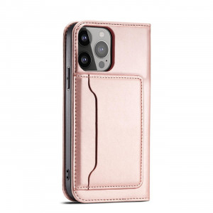 Калъф тип книга с външен джоб Magnet Card - Samsung Galaxy S23+ розов - Img 10