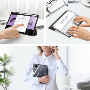 Калъф тип книга с място за стилус и Smart Sleep функция Dux Ducis Toby - Huawei MatePad Pro 11"(2022) черен - Img 6