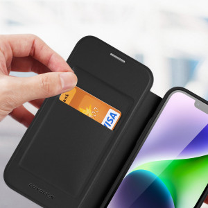 Калъф тип книга с прозрачен гръб DUX DUCIS Skin X Pro MagSafe - iPhone 15 Plus черен - Img 11