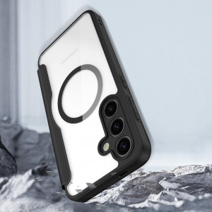 Калъф тип книга с прозрачен гръб DUX DUCIS Skin X Pro MagSafe - Samsung Galaxy S24+ черен - Img 11