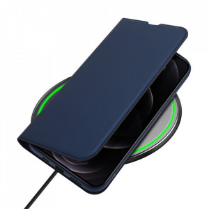 Калъф тип книга DUX DUCIS Skin Pro - iPhone 13 Pro син - Img 6