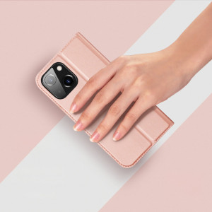 Калъф тип книга DUX DUCIS Skin Pro - iPhone 15 Plus розов - Img 13