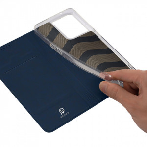 Калъф тип книга DUX DUCIS Skin Pro - OPPO Reno8 син - Img 8