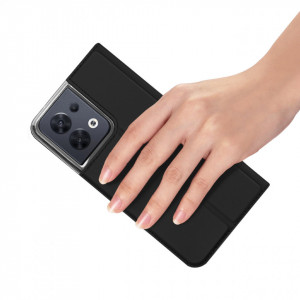 Калъф тип книга DUX DUCIS Skin Pro - OPPO Reno8 черен - Img 7