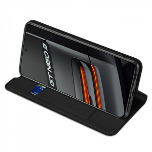 Калъф тип книга DUX DUCIS Skin Pro - Realme GT NEO 3 черен - Img 4