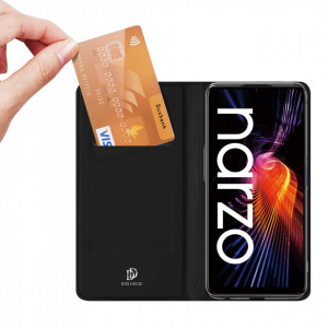 Калъф тип книга DUX DUCIS Skin Pro - Realme narzo 50A черен - Img 2