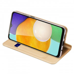 Калъф тип книга DUX DUCIS Skin Pro - Samsung Galaxy A14 5G златист - Img 5
