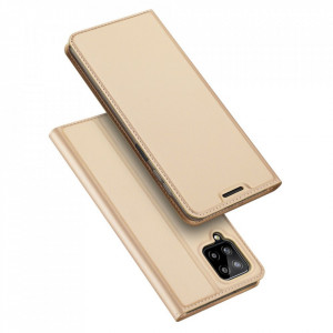 Калъф тип книга DUX DUCIS Skin Pro - Samsung Galaxy A22 златист - Img 1