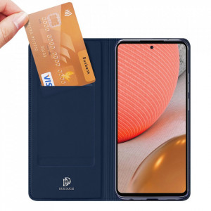 Калъф тип книга DUX DUCIS Skin Pro - Samsung Galaxy A72 син - Img 8