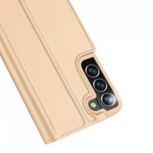 Калъф тип книга DUX DUCIS Skin Pro - Samsung Galaxy S22+ златист - Img 3