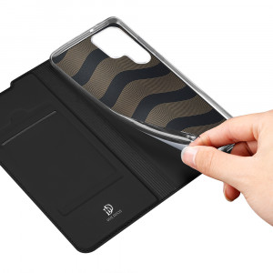 Калъф тип книга DUX DUCIS Skin Pro - Samsung Galaxy S22 Ultra черен - Img 7