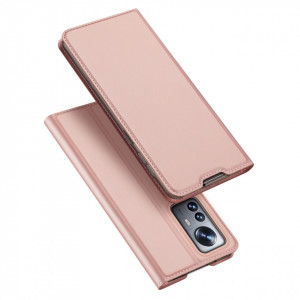 Калъф тип книга DUX DUCIS Skin Pro - Xiaomi 12 Pro / 12S Pro розов - Img 1